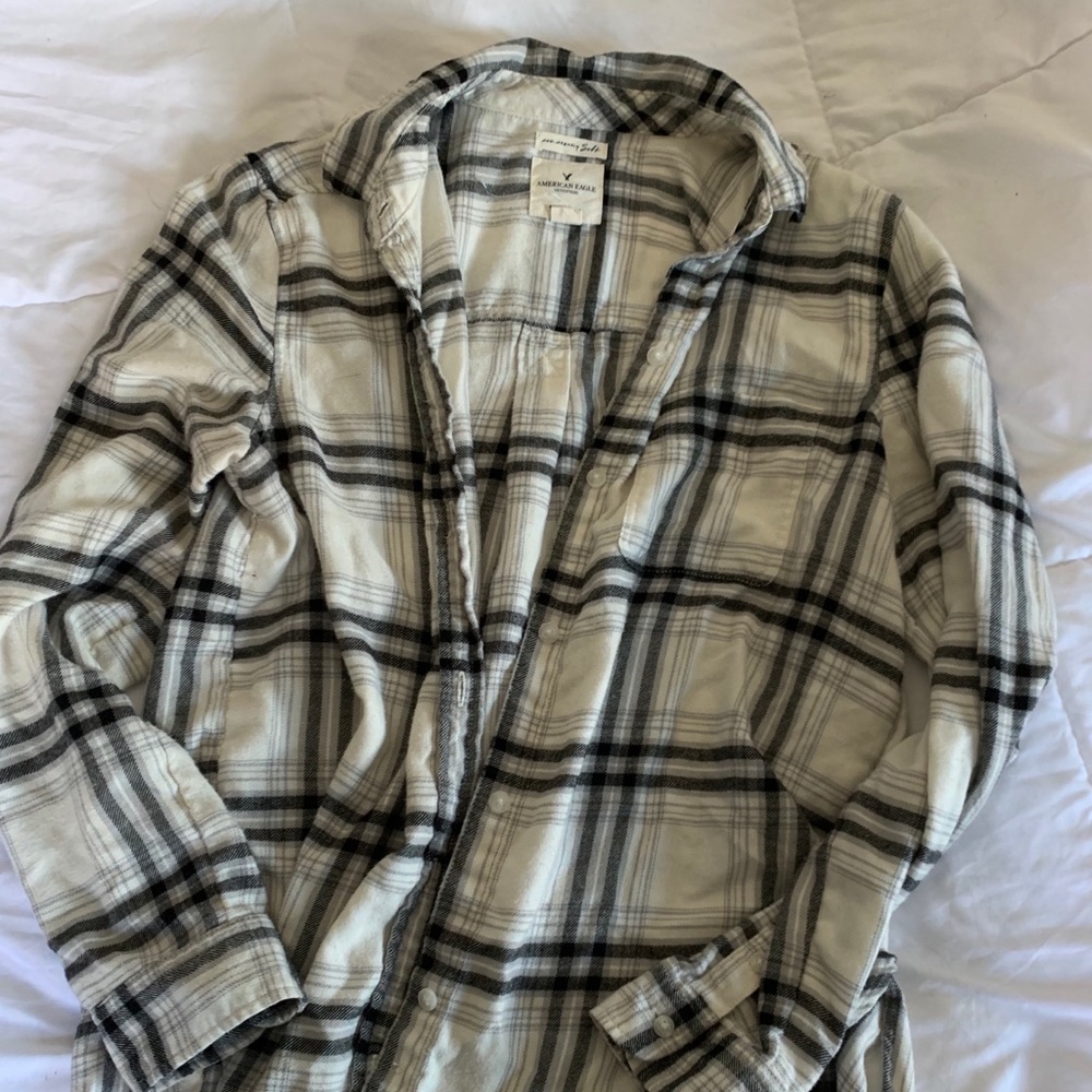 Black and white flannel